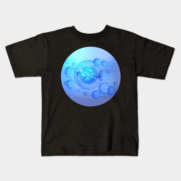 The Living Sea Kids T-Shirt by danimunjoz